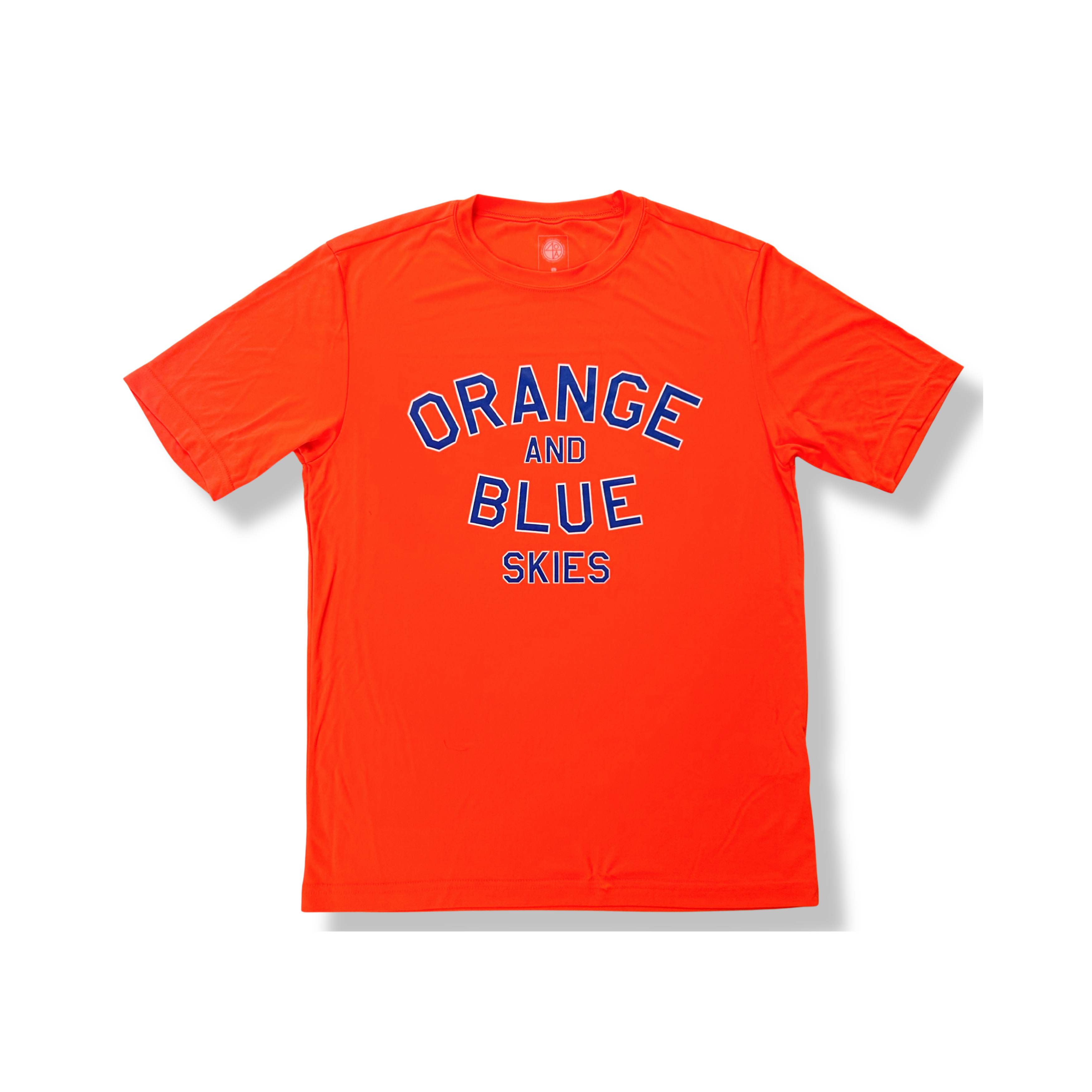 The Original Orange & Blue Skies Breathable Tee – Orange – S.J