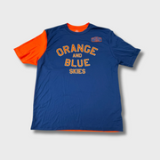 Orange & Blue Skies Breathable Tee – 2025 Playoffs Colorway Edition (Blue Front)