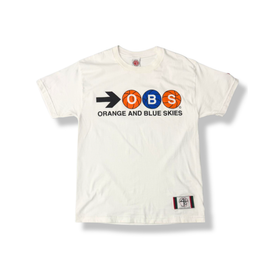 Orange & Blue Skies NYC Subway Inspired Tee | Official Spike Lee 40 Acres
