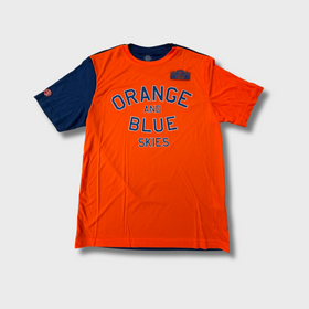 Orange & Blue Skies Breathable Tee – 2025 Playoffs Colorway Edition (Orange Front)