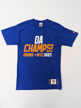 Orange & Blue Skies "DA CHAMPS!" Championship Tee | 40 Acres Limited Edition
