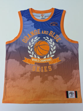 Orange & Blue Skies X Champion "Da Champs" Jersey | Official Spike Lee 40 Acres